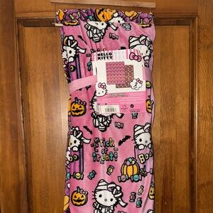 Hello Kitty Halloween Cloud Throw Blankets